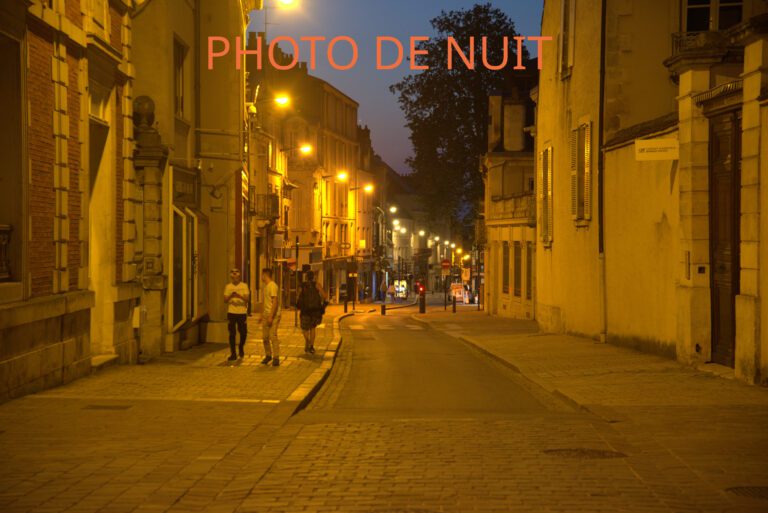 Un exemple de photo de nuit