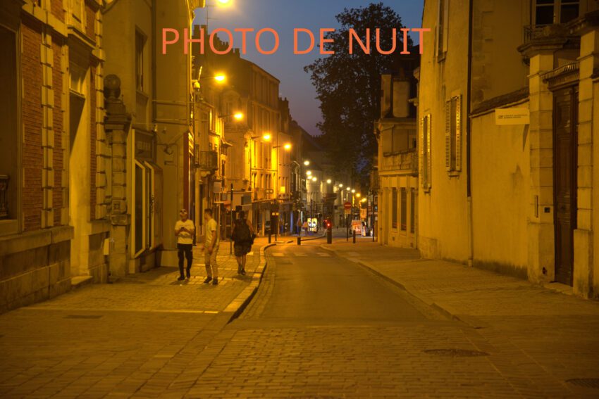 Un exemple de photo de nuit