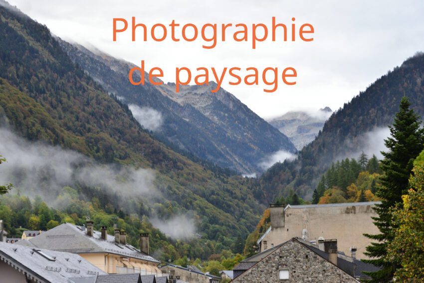 Photographie de paysage, un peu de brume matinale.